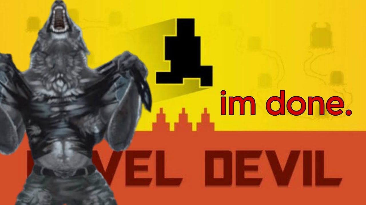 THIS GAME IS TESTING MY OCD!!! Level Devil
