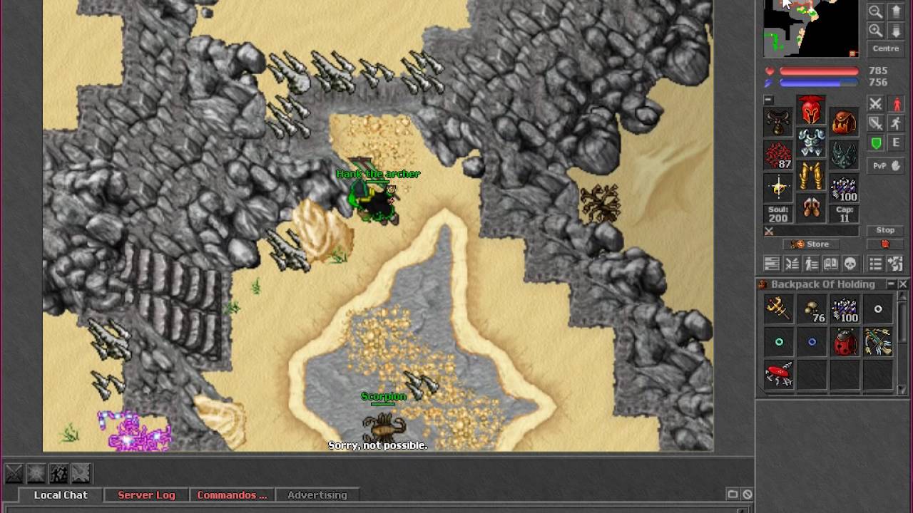Sandstone Scorpion (Domando o Escorpião) - TibiaFuLL