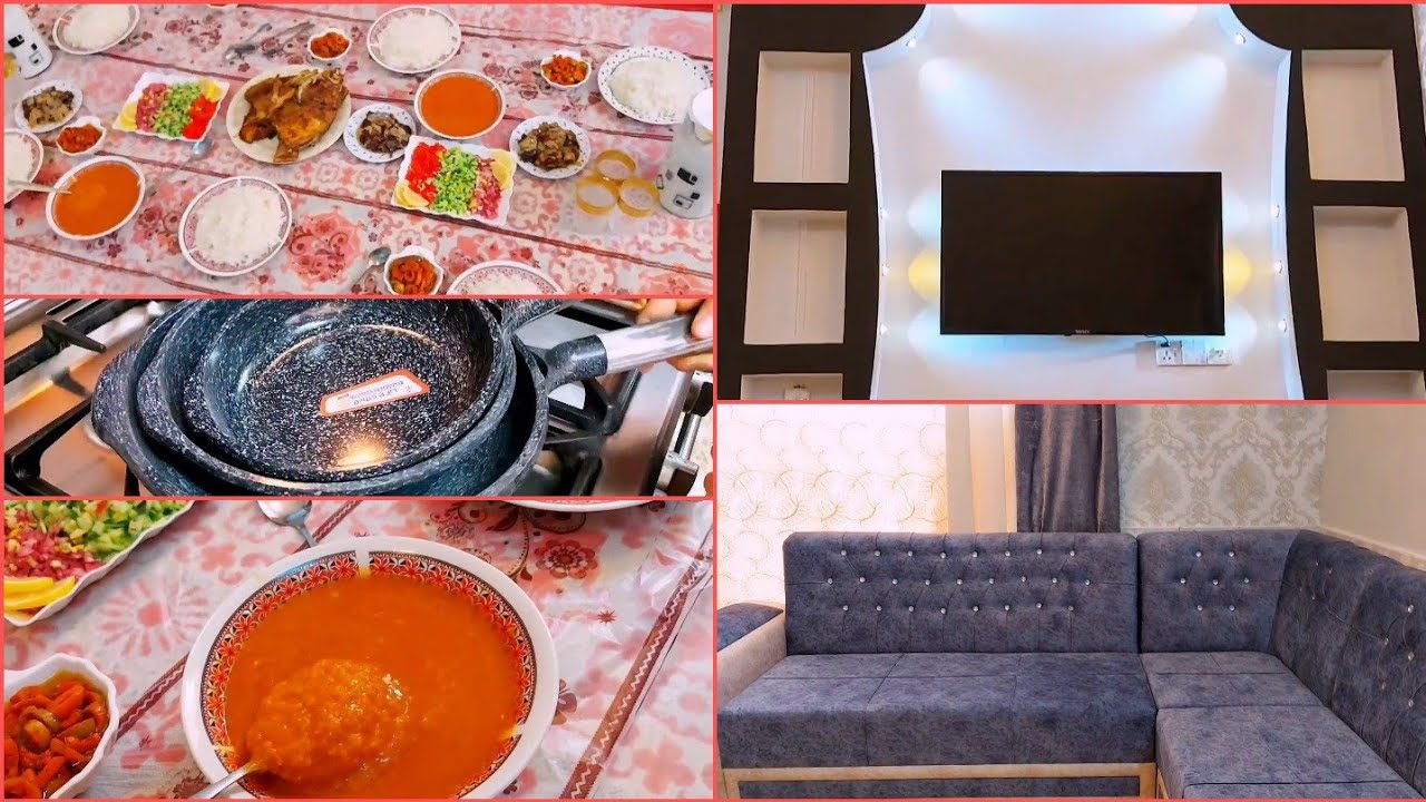 الشكل النهائي للهول بعد الصبغ والتغليف /طبخ مرقة عدس قلي سمج 🍛🥗🐟