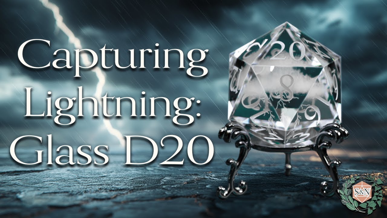 Capturing Lightning Creating a Storm Cloud D20!