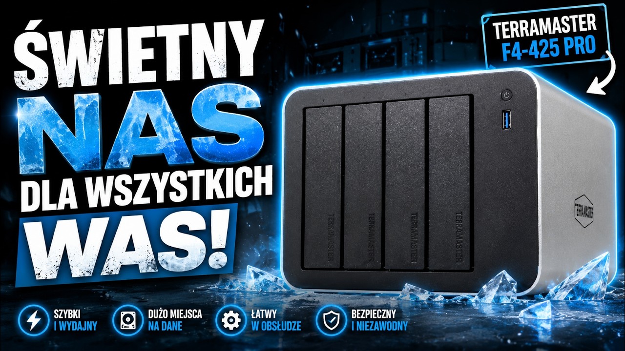 Jeden serwer NAS kt&oacute;ry zastąpi Ci wszystkie inne! | Terramaster F4-425 Pro