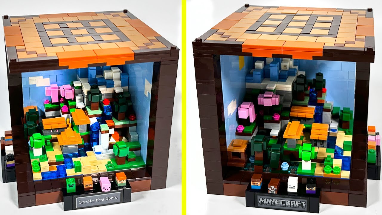 I'm Build LEGO Minecraft 21265 The Crafting Table Set [ASMR]