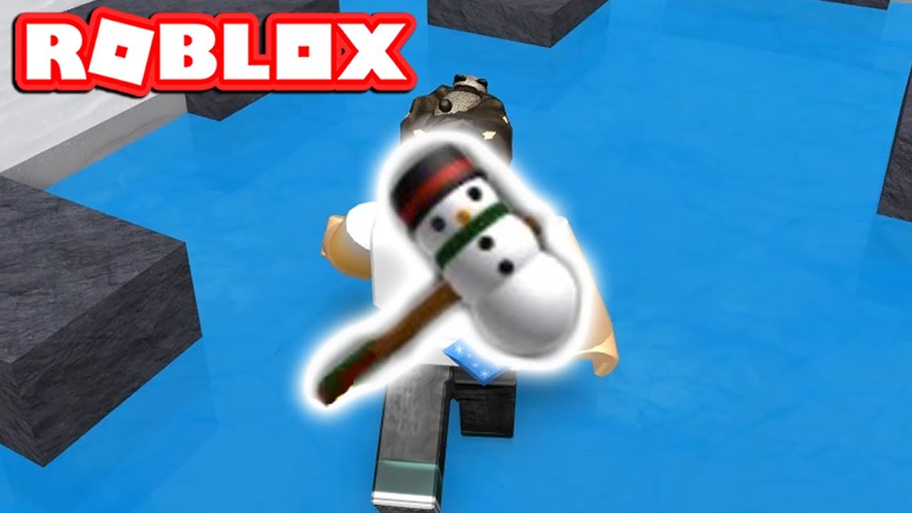 THE SNOWMAN CHRISTMAS HAMMER IN ROBLOX FLEE THE FACILITY