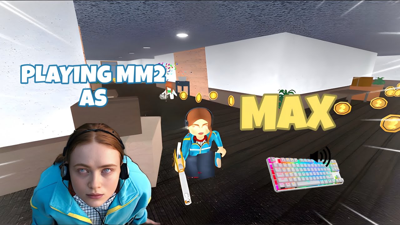 MAX DESTROYS TEAMERS IN MM2 + GAMEPLAY (KEYBOARD ASMR)
