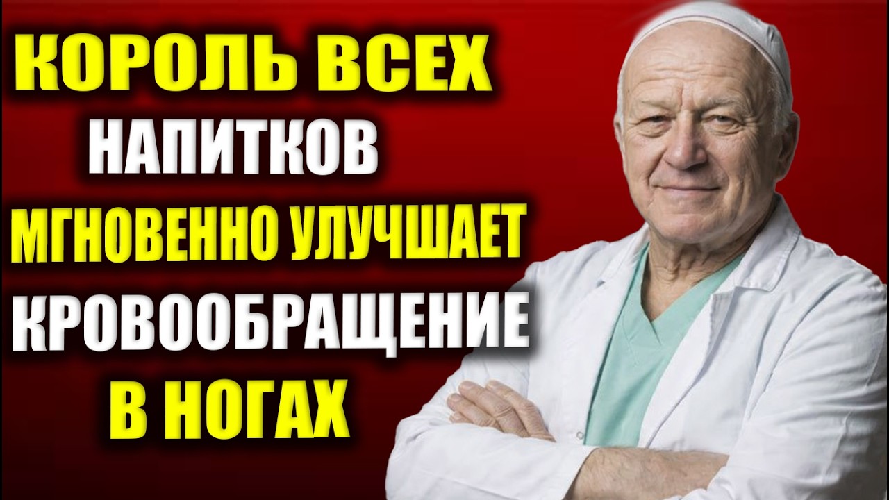 Этот напиток спасает ноги после 60 — большинство делает наоборот