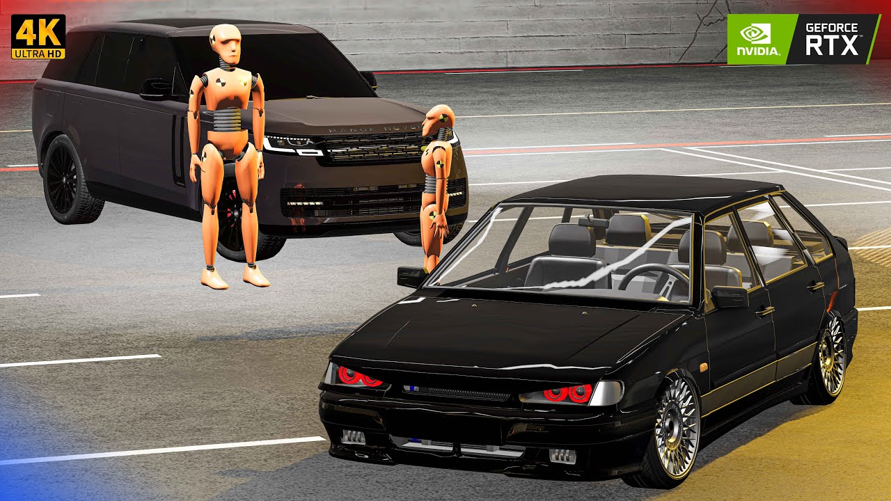 Lotu Şəmi və Yetim Uşaq Vaz2114 Və Range Rover RR | BeamNG.Driver #malikbedelov