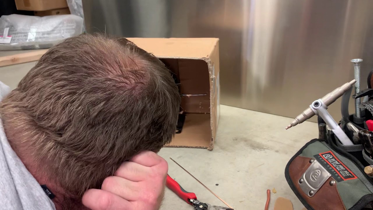 Refrigerator brazing practice