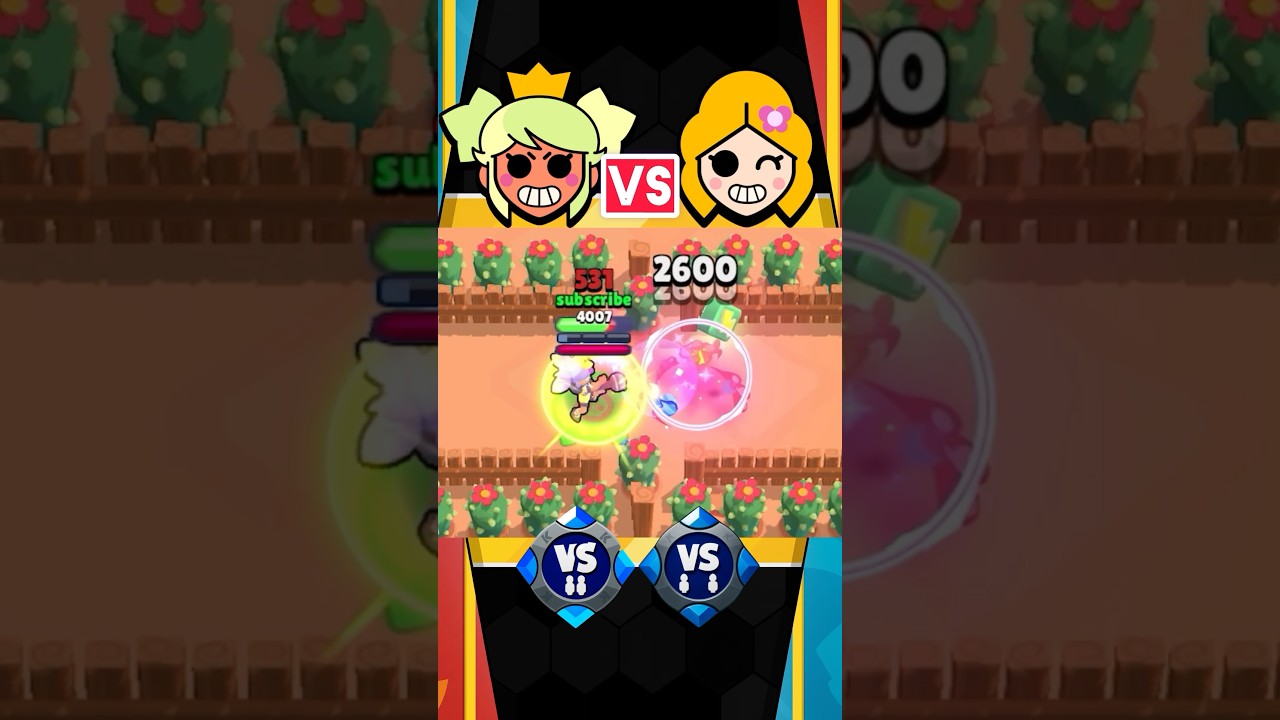 Mandy vs Piper #supercell #brawlstars #shorts #gaming