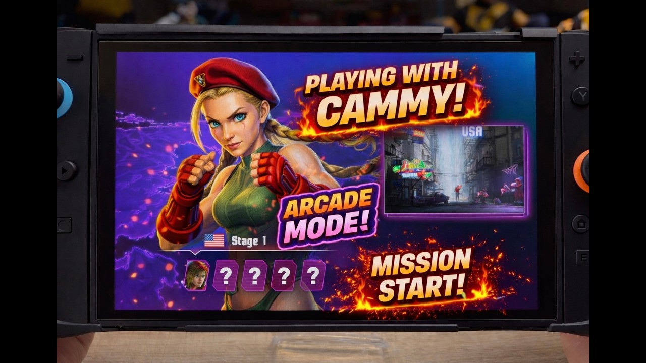Cammy Kicks Into Action! Arcade Mode (HARD) - Street Fighter 6