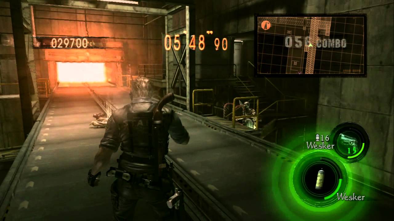 Resident Evil 5 Mercenaries DUO Missile Area 1,050,008 (Wesker STARS x2) PS3