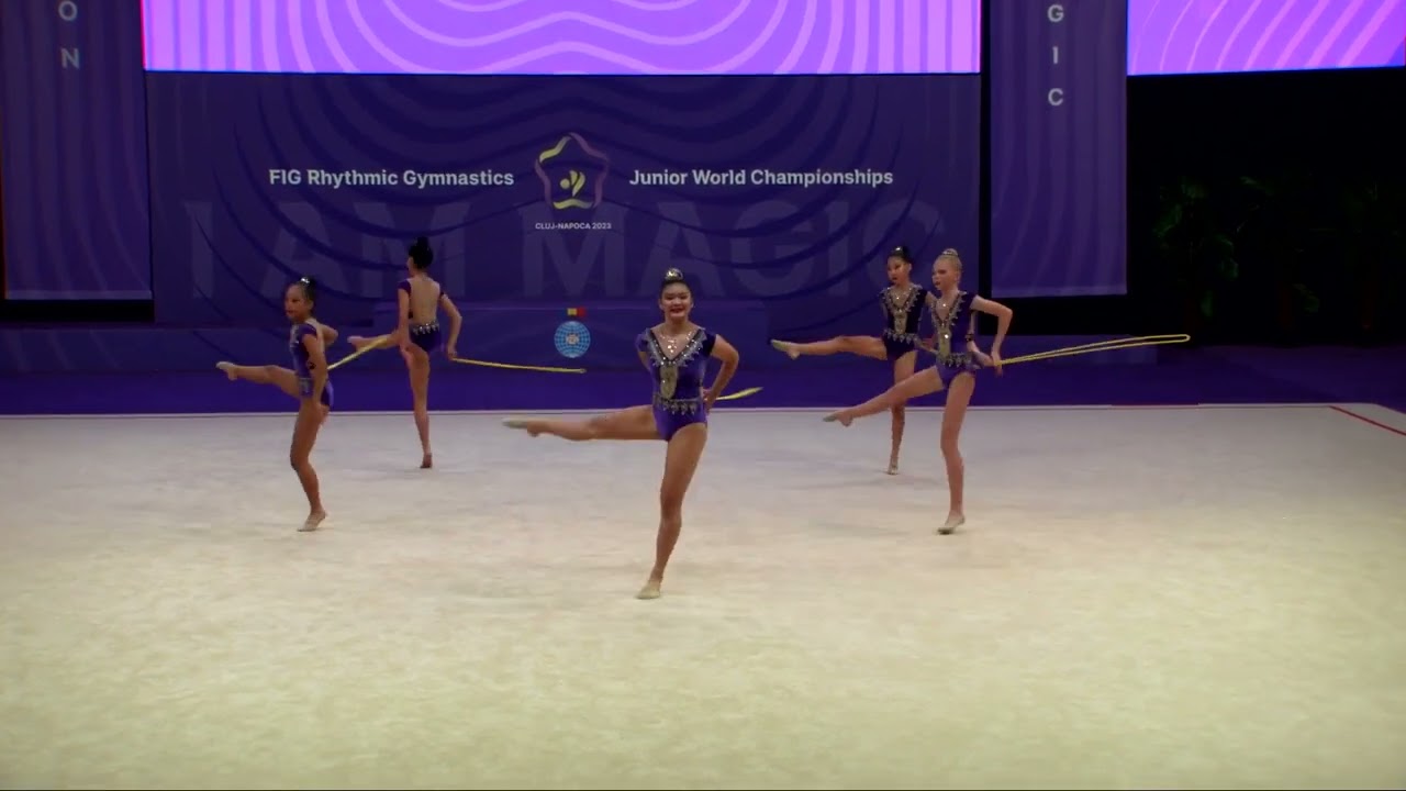 Australia (AUS) - 2023 Rhythmic Junior Worlds Qualifications 5RO Group
