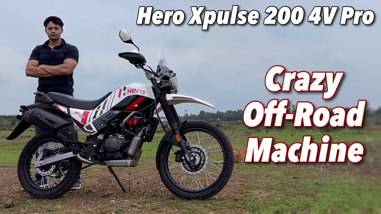 2023 Hero Xpulse 200 4V Pro Review - Crazy Tall OffRoad Motorcycle🔥