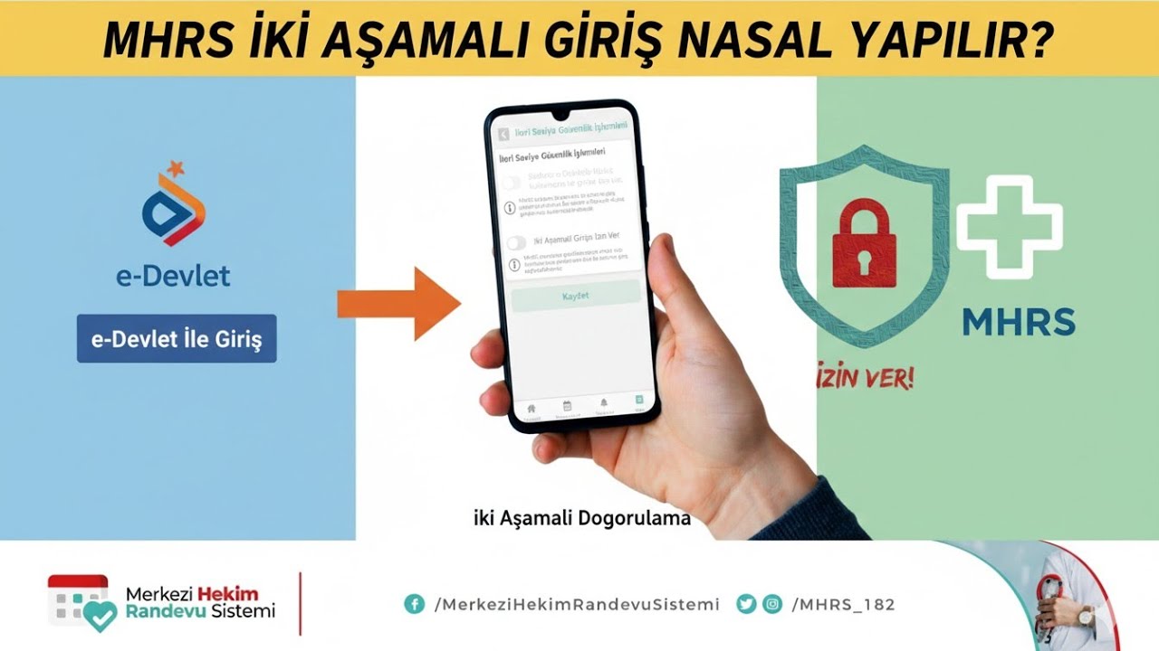 Mhrs İki Aşamalı Giriş Nasıl Yapılır - Mhrs E Devlet İki Faktörlü Kimlik Doğrulama