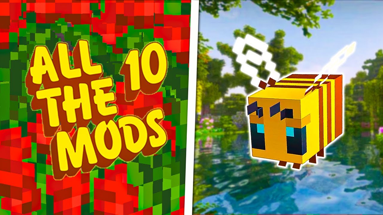 I Built Minecraft's Ultimate Bee Farm! Modded Minecraft!