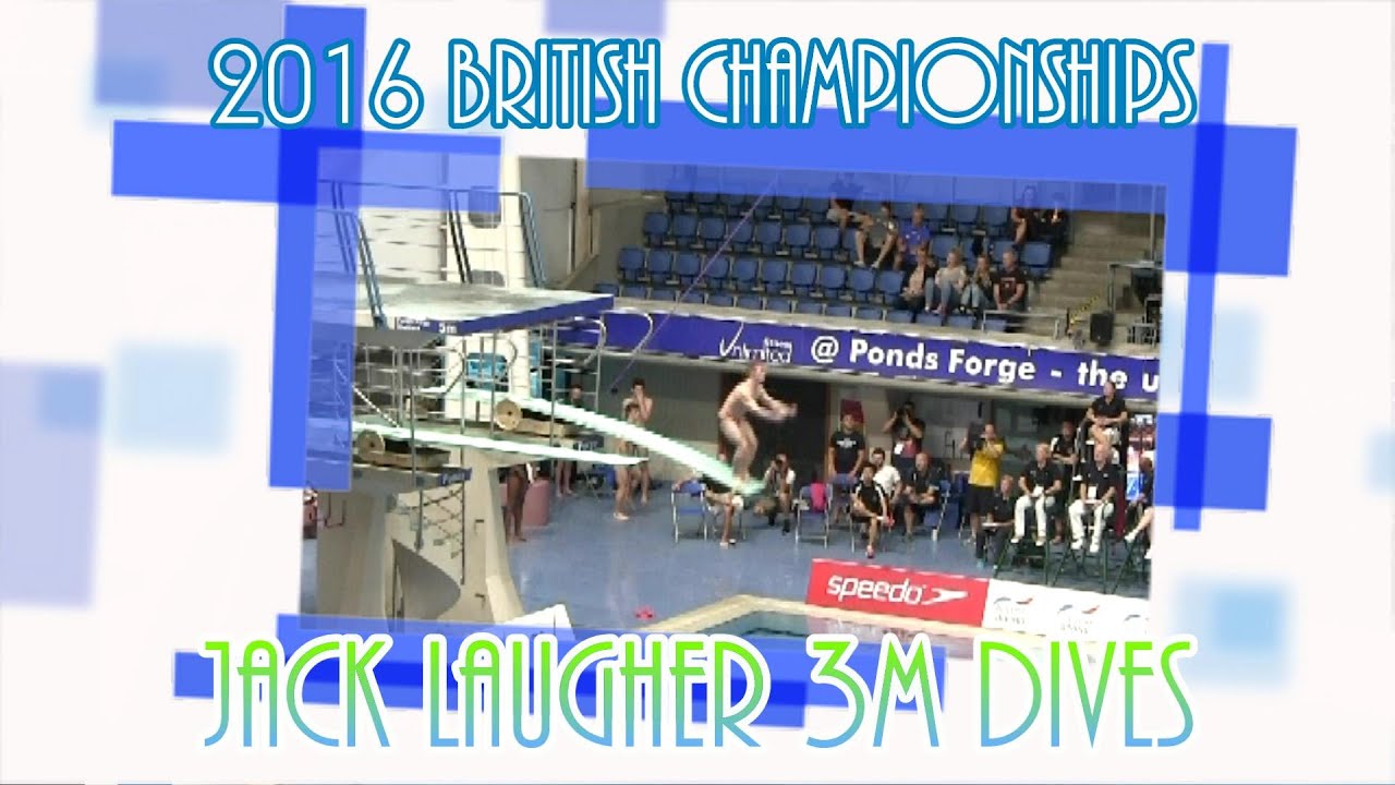 2016 British Championships - Jack Laugher 3M dives