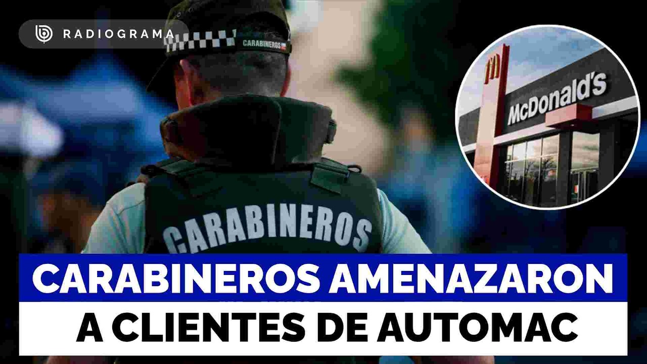 Dan de baja a 3 carabineros que amenazaron con armas a clientes para saltarse la fila de un Automac