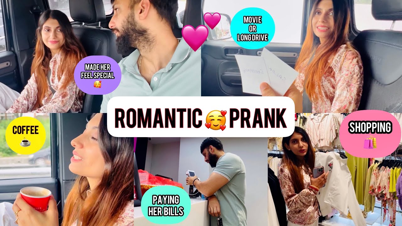 Romantic prank on wife I i make her feel special today 🌹 