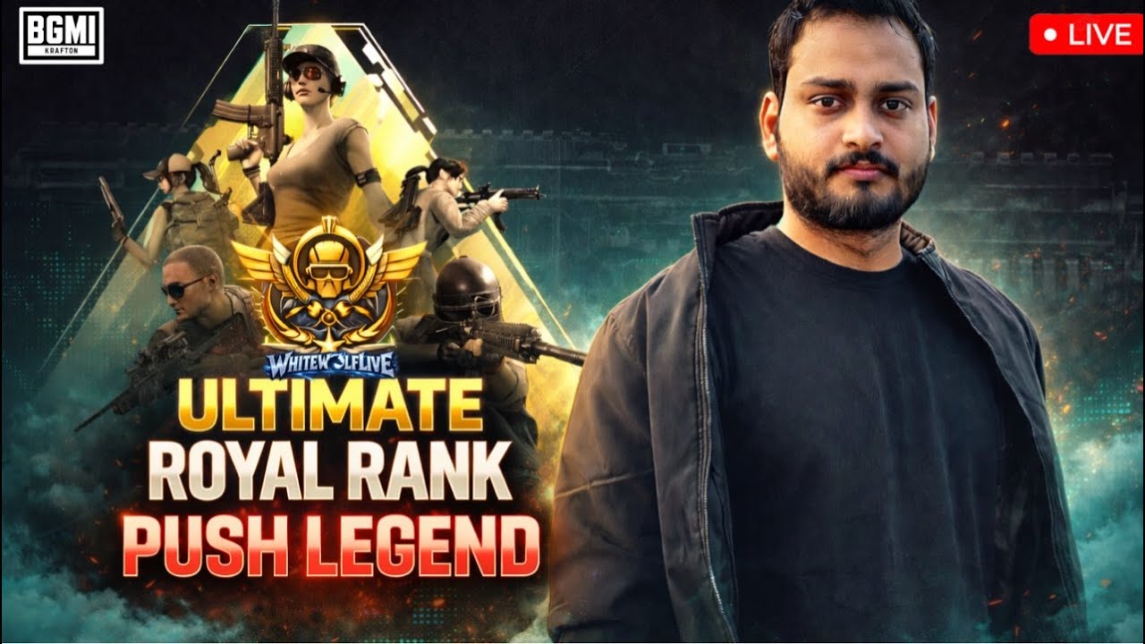 BGMI ULTIMATE ROYAL 🔥 | Legend Push LIVE | 