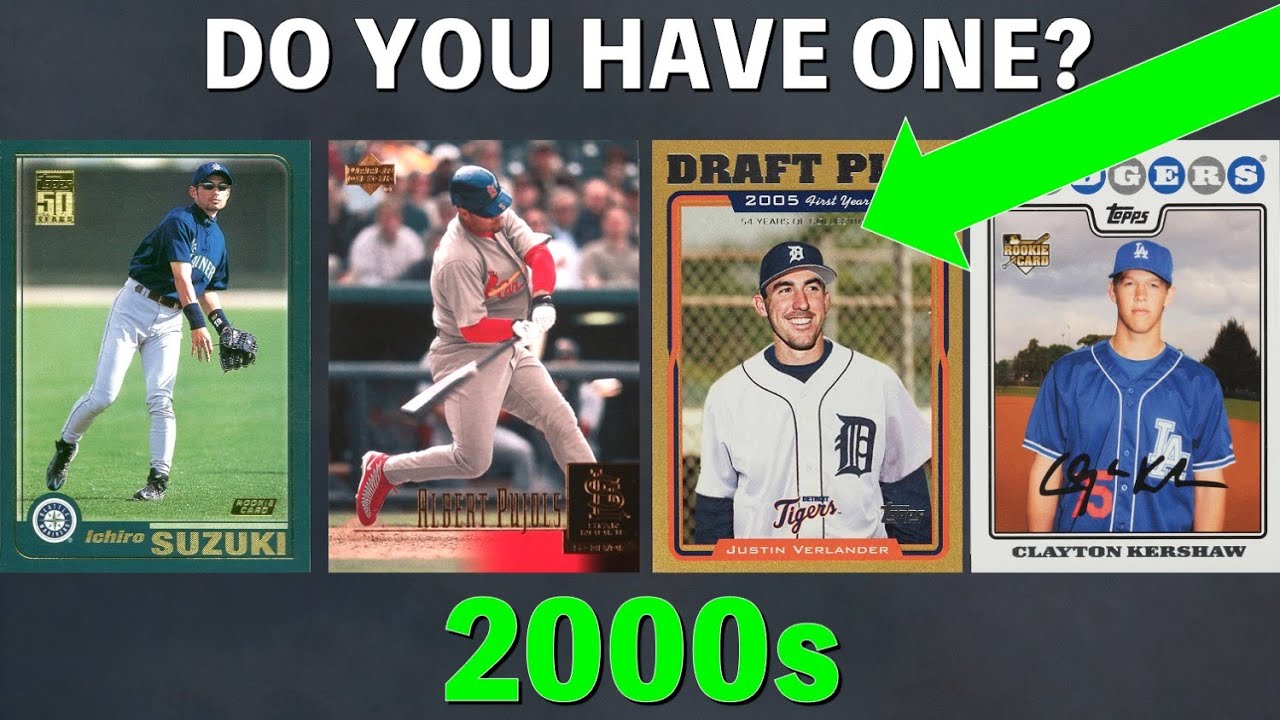 50 Most Collected 2000s Baseball Cards (Some Super Valuable)