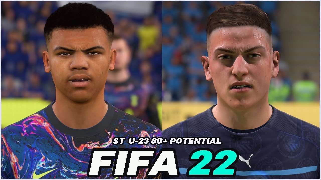 FIFA 22 | BEST YOUNG ST (U-23) 80+ POTENTIAL WITH REAL FACES