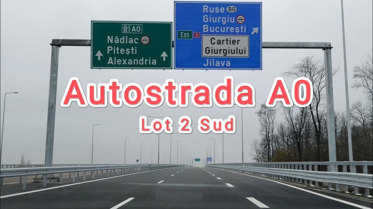 Autostrada A0 Sud Lot 2 | DN6-DN5 | DN5-DN6 | Bucuresti | Romania| Decembrie 2023