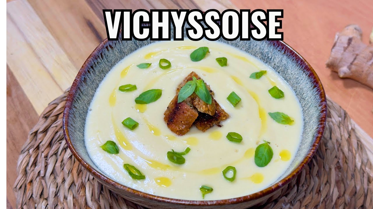 Cómo Hacer Vichyssoise | Crema de Puerros con 3 Toppings