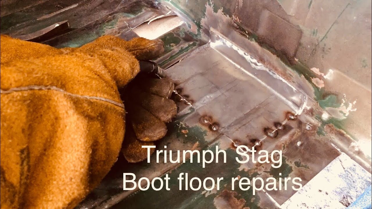 Fixing the Triumph stags boot floor