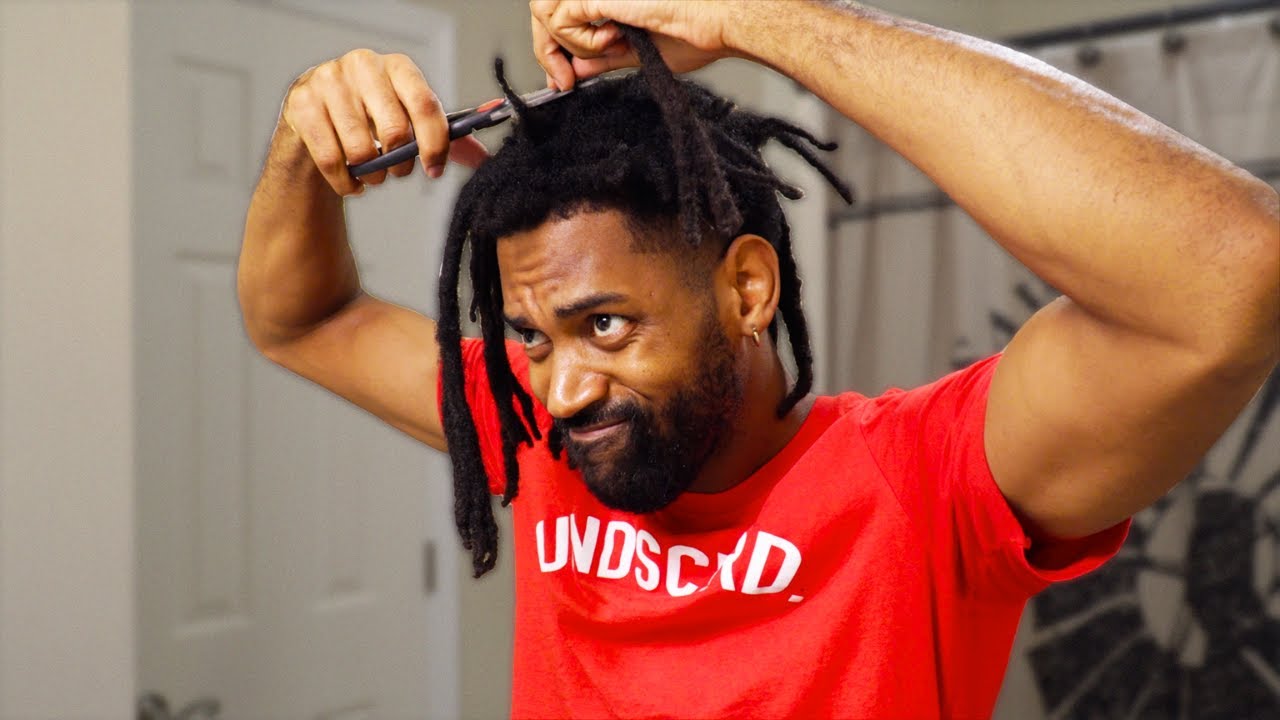 my dreads transformation haircut after 3 years