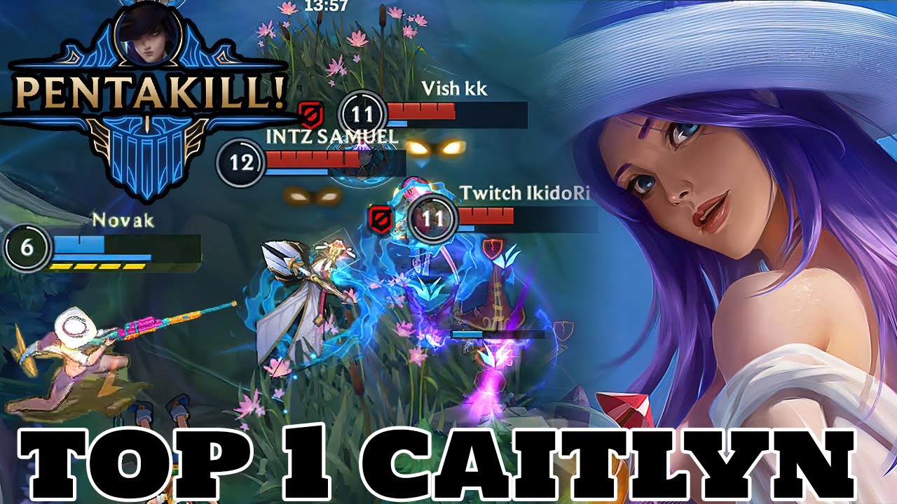 Wild Rift Caitlyn - Top 1 Caitlyn Gameplay Rank Grandmaster