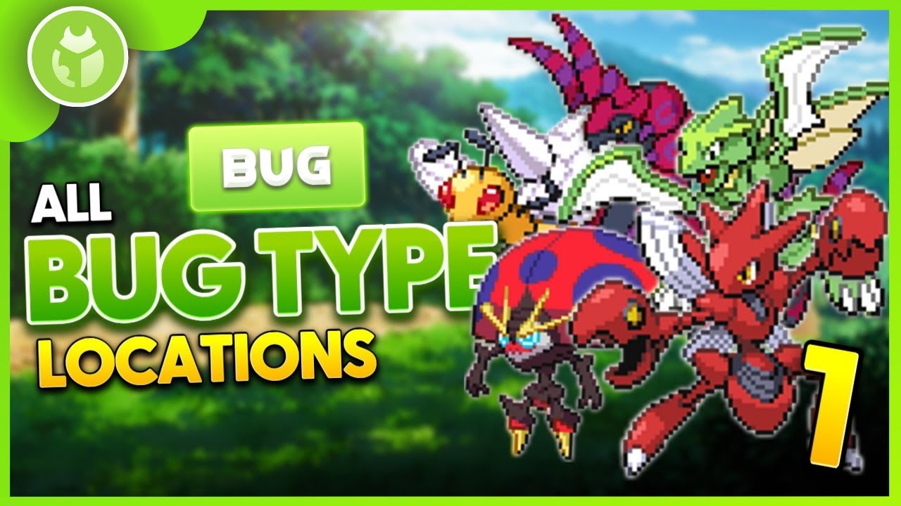 All Bug Type Locations in PBF! #1 | Pokémon Brick Bronze