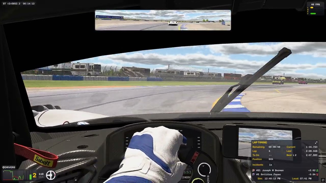 GT3 FERARIE SEBRING FROM 13TH TO 5TH  iRacing  Motorsport Simulator 2026 03 14   19 29 21 01