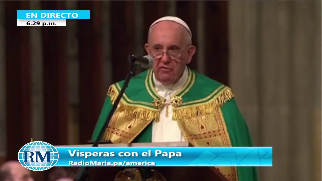 Homilia del Papa en Visperas en New York