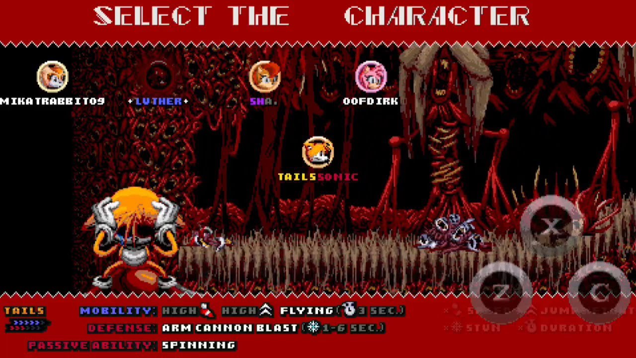 Sonic.exe the disaster 2D Remake Android Mod Sonic exe One More Time Repixeled - Gameplay