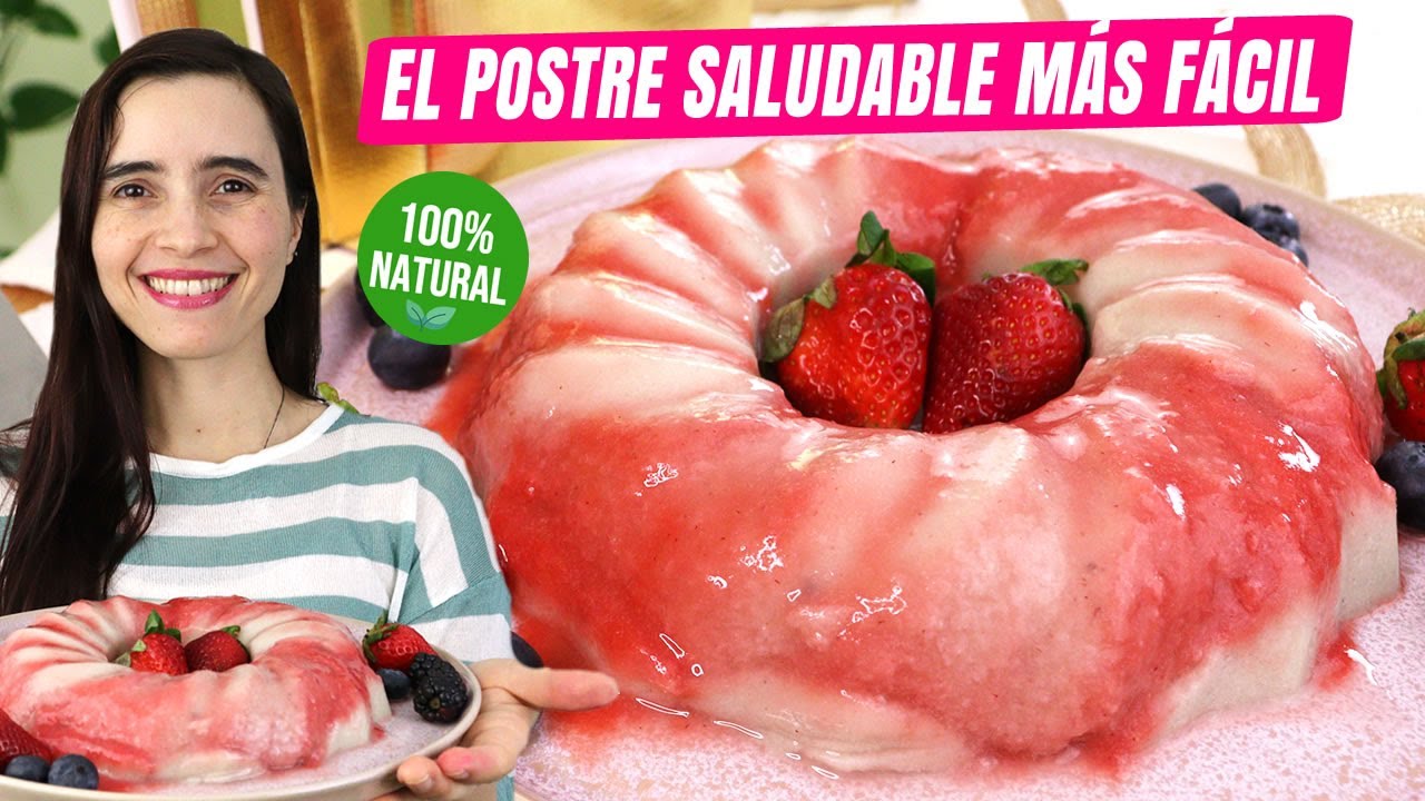 Descubrí el postre sin azúcar más fácil y saludable | Sin lactosa y delicioso.