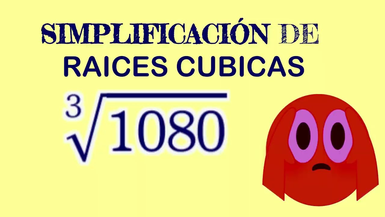 RAÍZ CÚBICA método super fácil