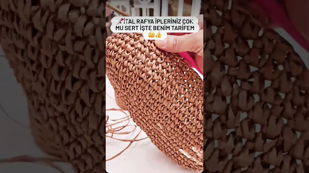 rafya ip yumuşatma #rafyaip&ccedil;anta