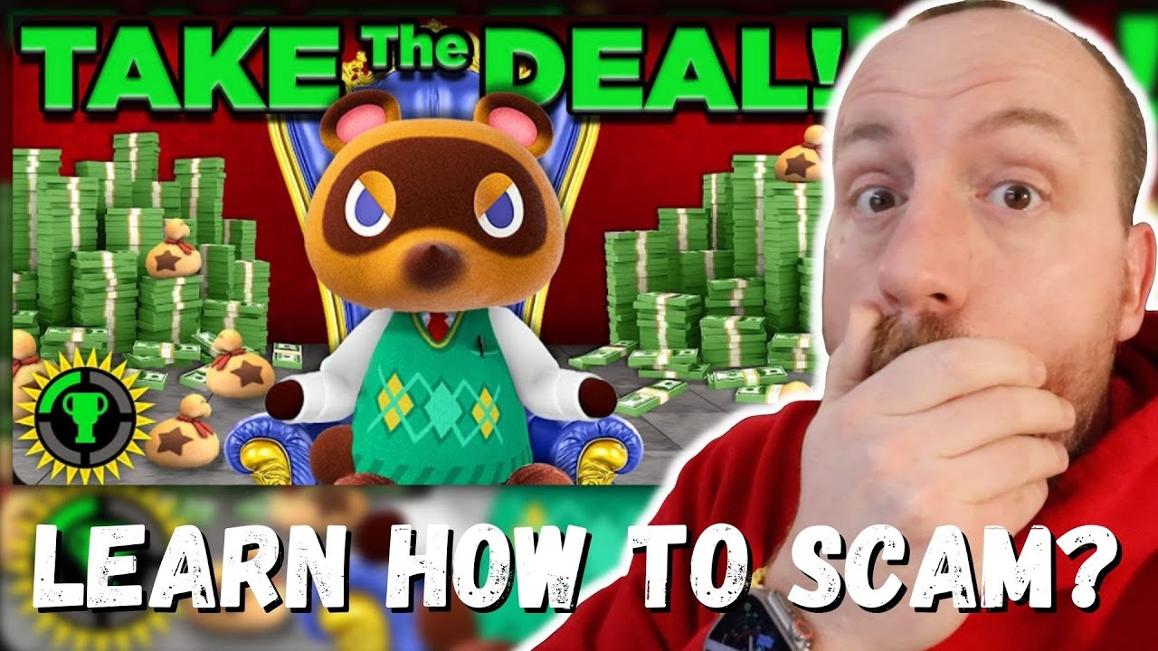LEARN HOW TO SCAM? Game Theory: Tom Nook is NOT a Crook! (FIRST REACTION!) Animal Crossing