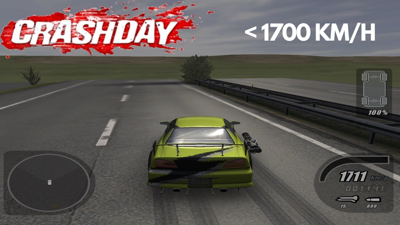 Crashday | Speed Glitch | Over 1700 KM/H | Incubator V12 |