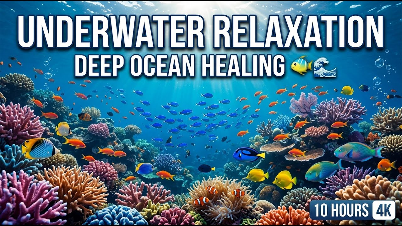 Gentle Underwater Sounds and Gentle Underwater Echoes for Inner Peace