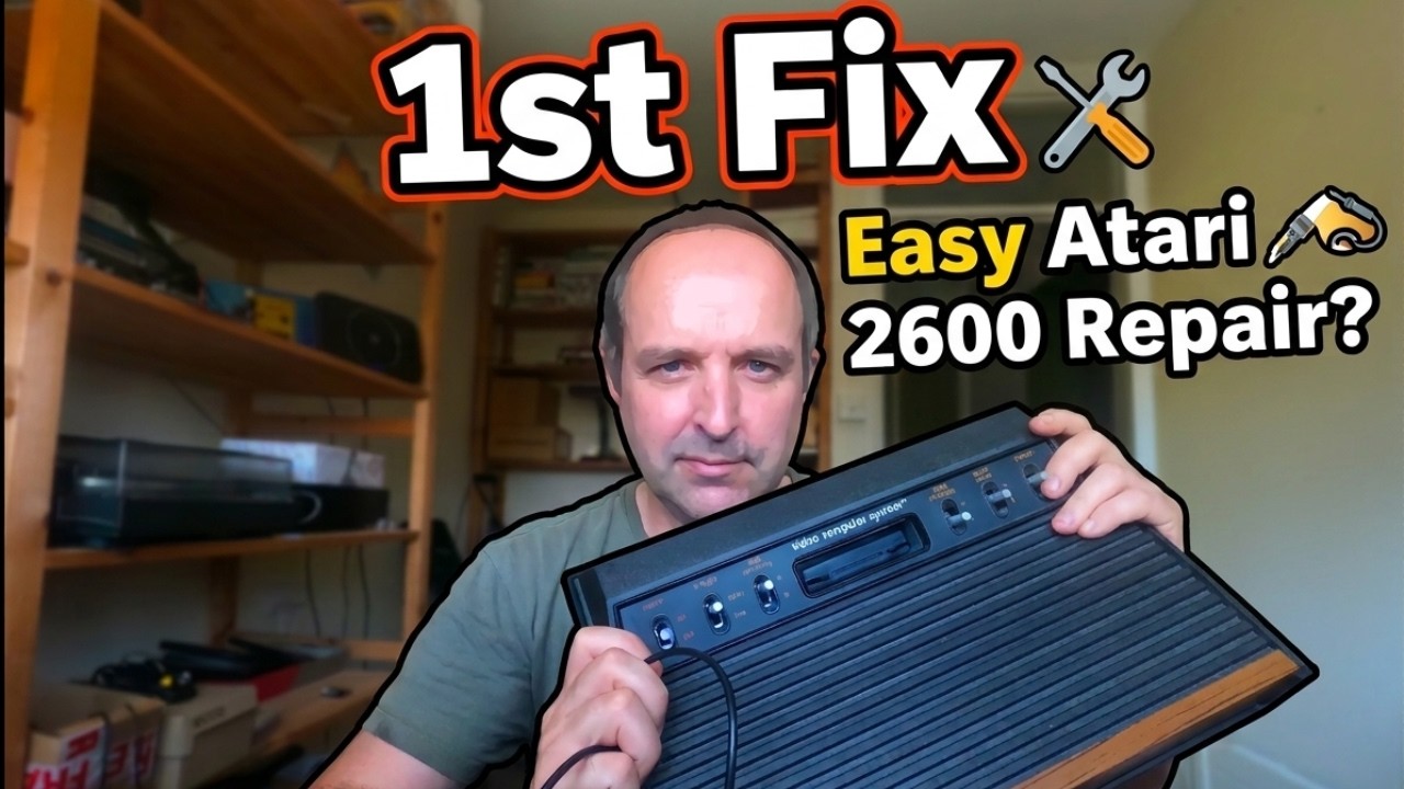 Broken Atari 2600 Repair Attempt | My First Retro Gaming Fix
