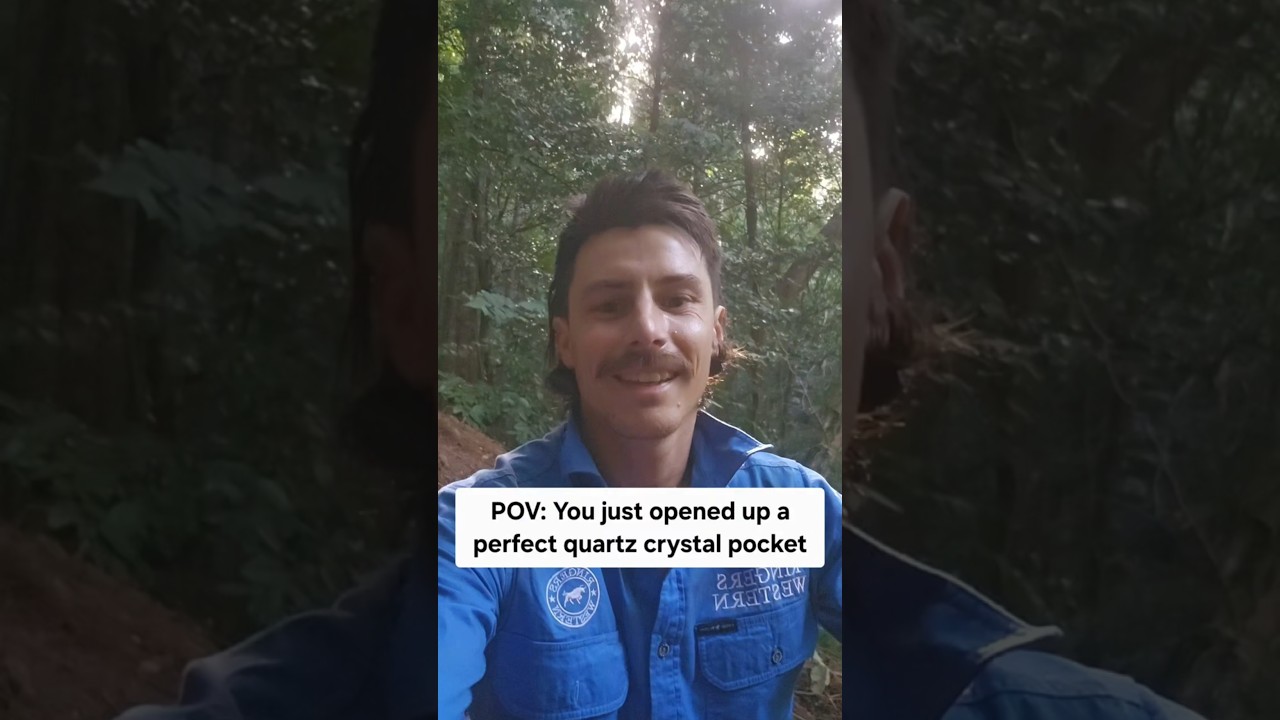 Поиск кристаллов кварца. Раскопки кристаллической полости!