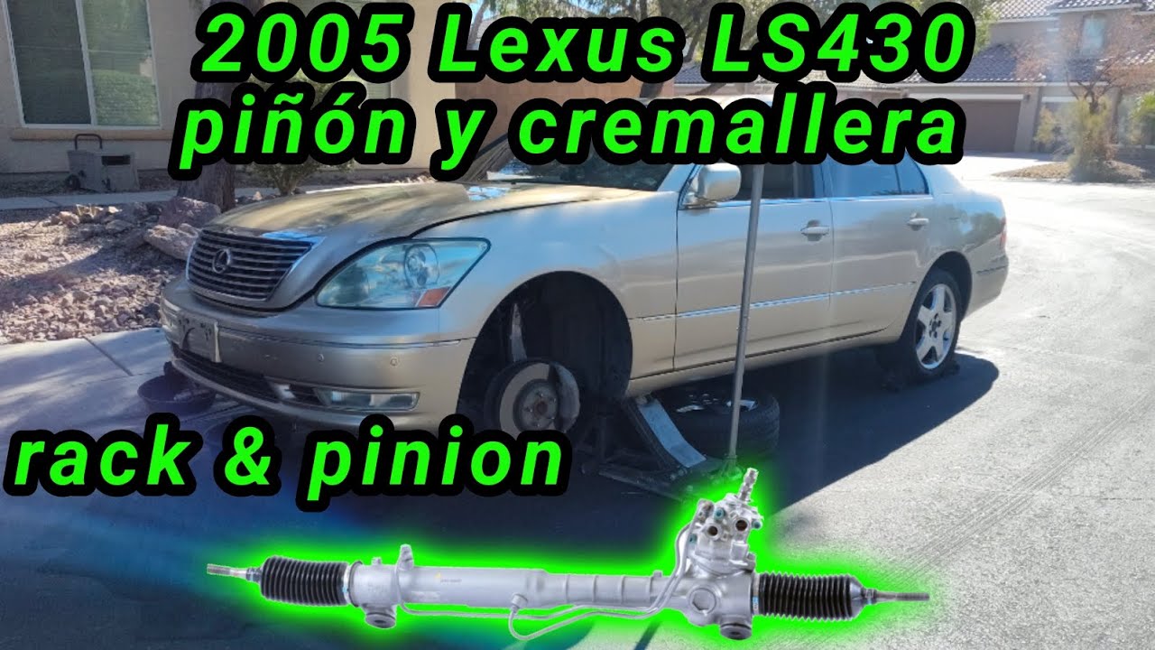 2005 Lexus LS430 Cómo cambiar el rack & pinion ( piñón y cremallera)