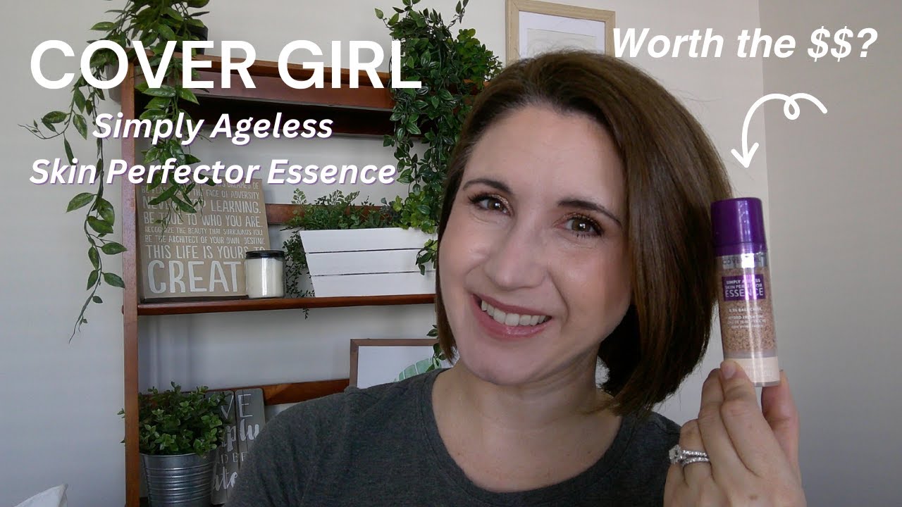 NEW! Testing COVER GIRL Simply Ageless Skin Perfector Essence!  Is it worth your money?