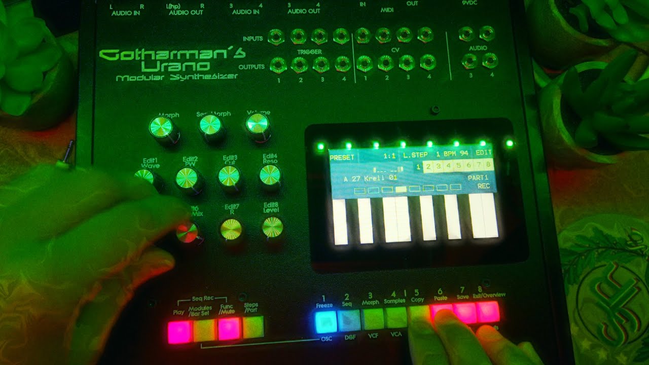 Attempted a KRELL PATCH and got carried away // Gotharman's Urano Modular Synth #TTNM