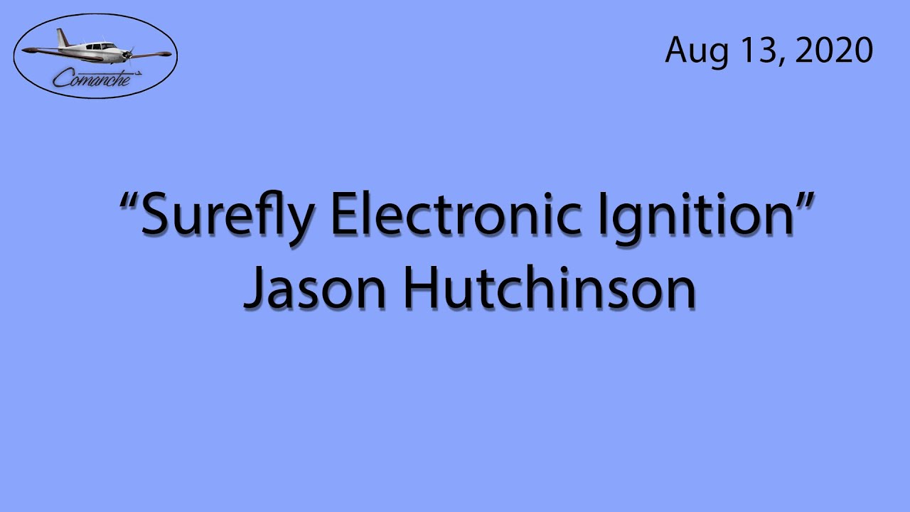 2020 8 13 Surefly Electronic Ignition