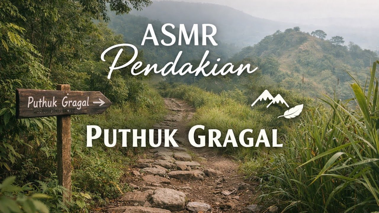 Hanya Suara Alam di Jalur Pendakian Puthuk Gragal | ASMR Hiking Mojokerto