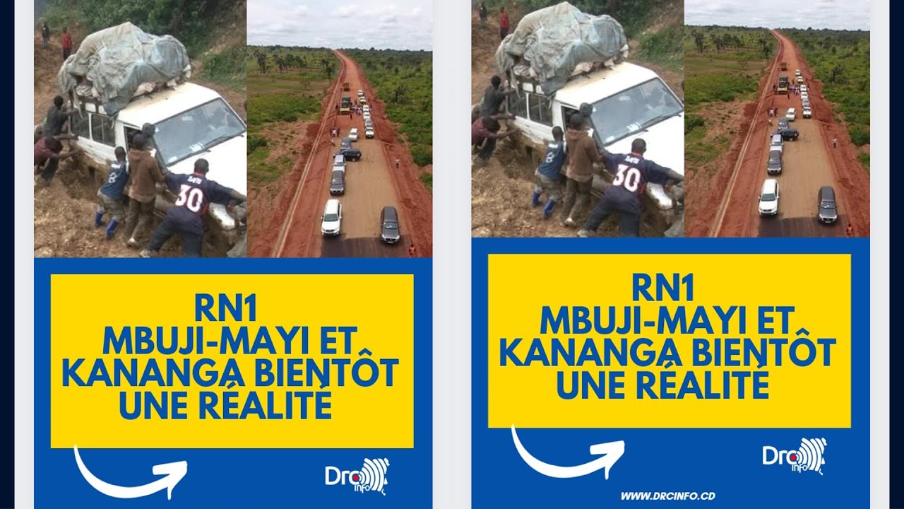 DRCINFO : ROUTE NATIONALE MBUJI-MAYI ET KANANGA EN REHABILITATION