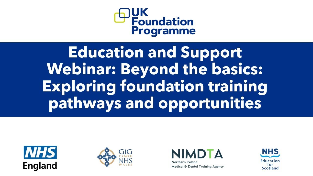 E&S Webinar: Beyond the basics: Exploring foundation training pathways and opportunities