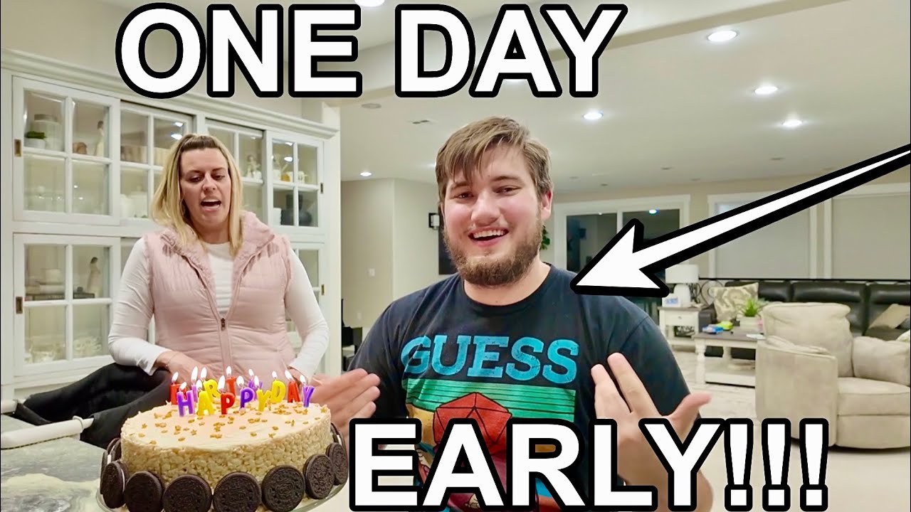 Celebrating TY'S BIRTHDAY one day EARLY!!!