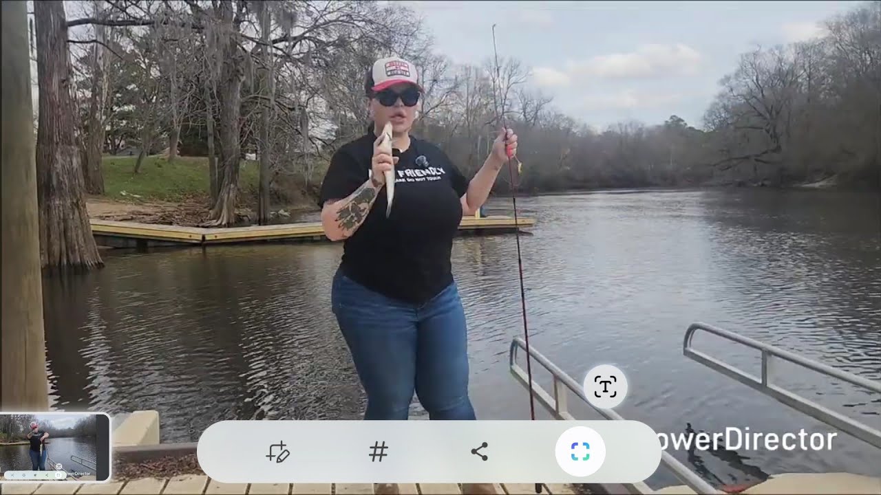 Cacy takes Baby C and Brother Nick fishing